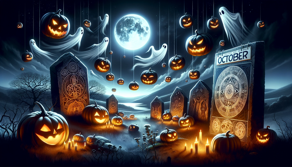 "Happy Halloween", by Marcel Gagné, created using DALL-E 3